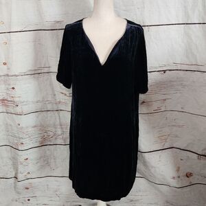 Sundance Olivia Velvet Shift Dress Size Large